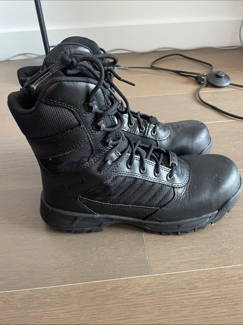 Bates Men's Black Lace-Up Tactical Boots